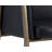 Brookdene Faux Leather Armchair - Black-138958196