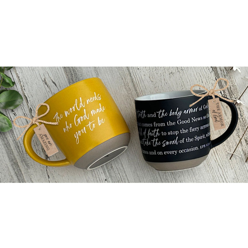 Grande tasse The World Needs Ephesians 1 - jaune
