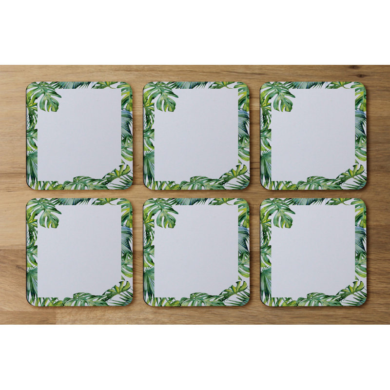 Square 6 Piece Coaster Set