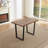Havin Rectangular with Steel Base Dining Table-431010145
