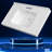 37" L x 22" W Solid Surface Single Bathroom Gloss White Integrated Vanity Top Bathroom Countertop With Center Sink With 1-3/8" H Backsplash
