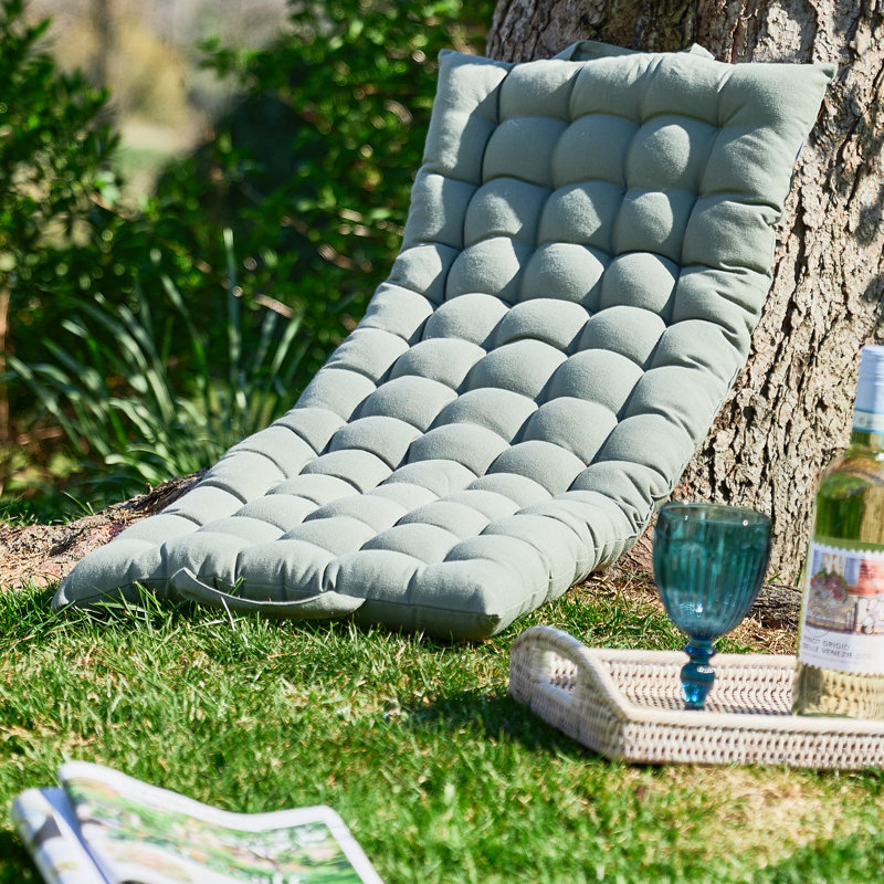 Outdoor Outdoor Garnde Bench Seat Pad Mattress, Green