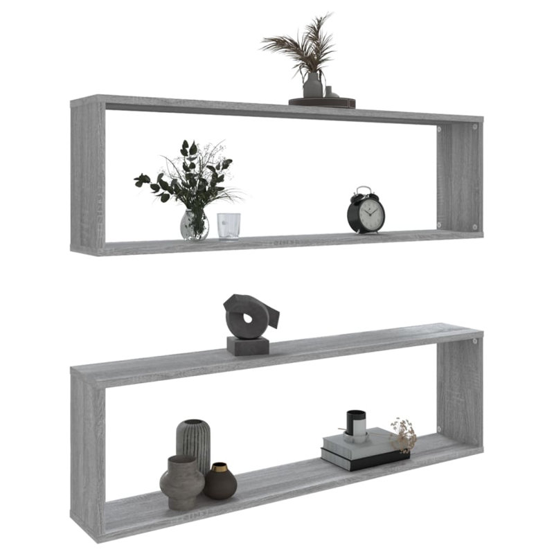 Tablette murale vidaXL, Sonoma gris