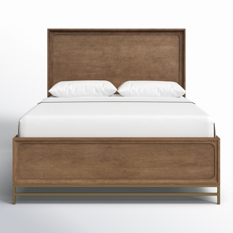 Complete Panel Bed W/Storage Rails, Queen