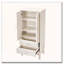 Armoire de rangement pour garde-manger de 53,5 po de hauteur, buffet moderne Mid-Century, armoire de rangement rétro avec portes et tiroirs pour le hall d'entrée, le salon, la cuisine et le garage-121083054