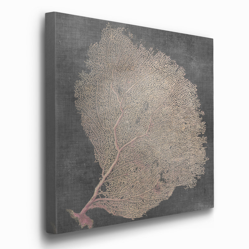 « natural sea fan ix »-reproduction d’art sur toile tendue, H 32 po x l 32 po x P 1 po