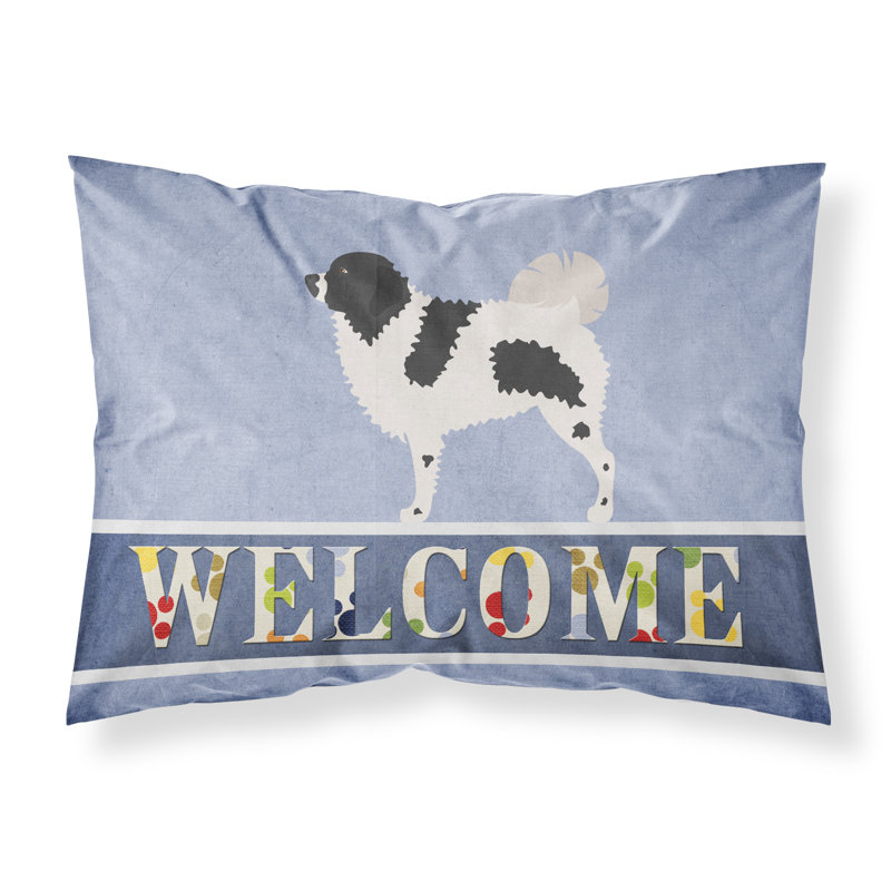 Taie d’oreiller welcome, Chien d'eau frison