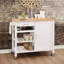 Whitman Solid Wood Top Kitchen Cart