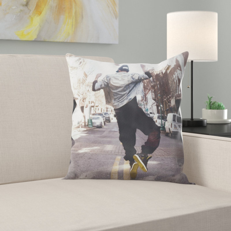 Coussin en jeté hip hop