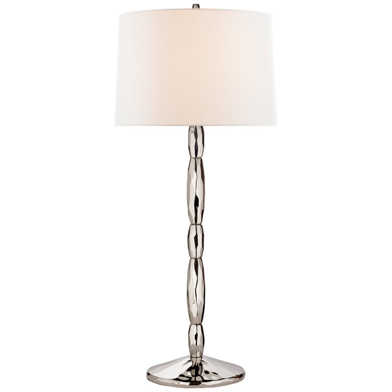 Hollis Buffet Table Lamp, Polished Nickel