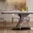 Light luxury rock plate dining table-123811683