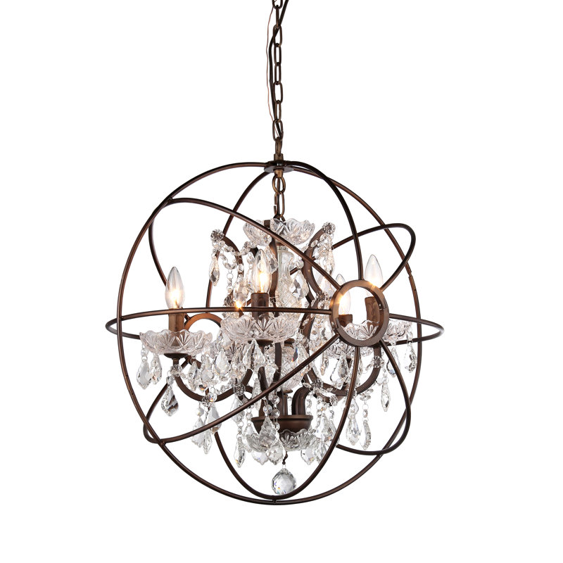 Lustree 5 lumières façon bougie/classique Ora