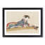 Lady Playing the Koto - Framed Print-55641157-55641159