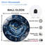 Horloge murale 12 po Space