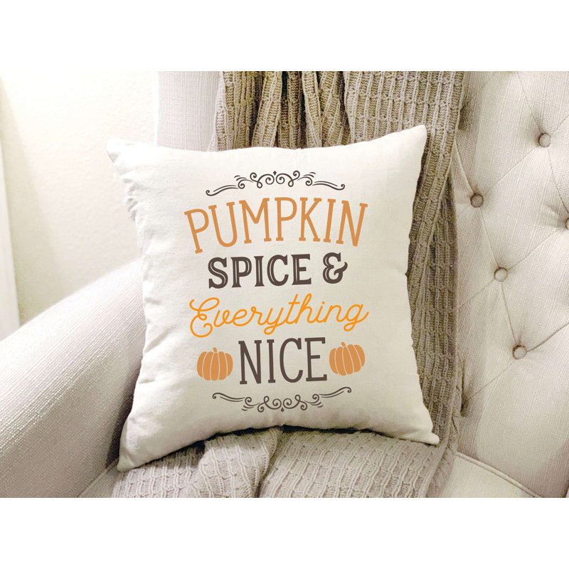  Housse de coussin en coton Pumpkin Spice