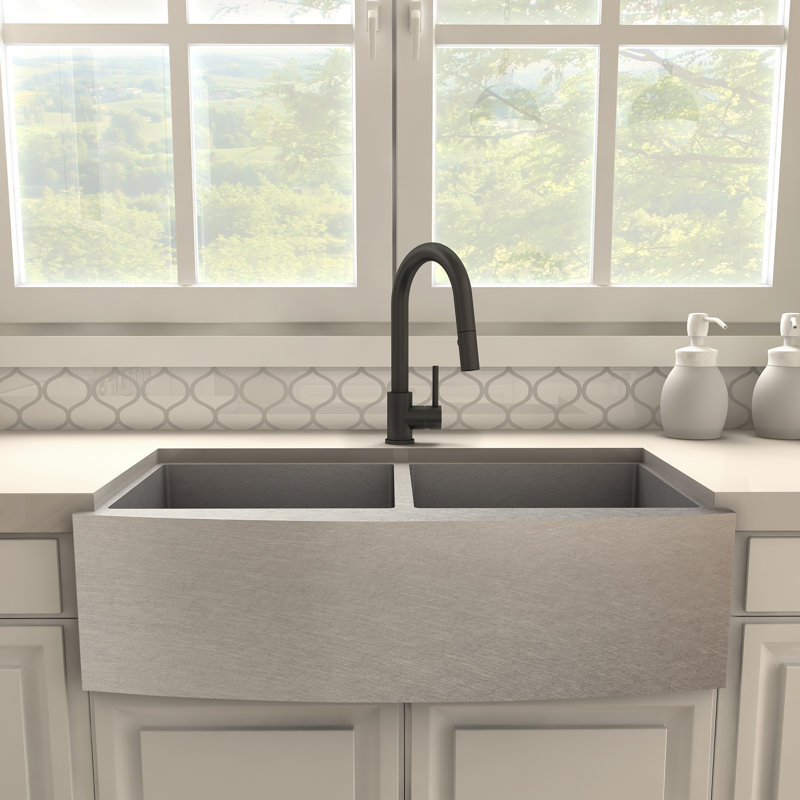 Dante Pull Down Single Handle Kitchen Faucet with Side Spray and Accessories, Matte Black