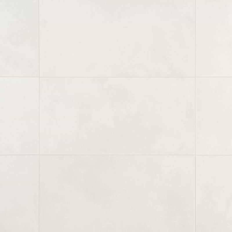 Clay Awake Gray 16X32 Matte Porcelain Tile, Calm White