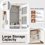 Armoire de rangement autoportante à 360 ° avec tablettes-1879938321