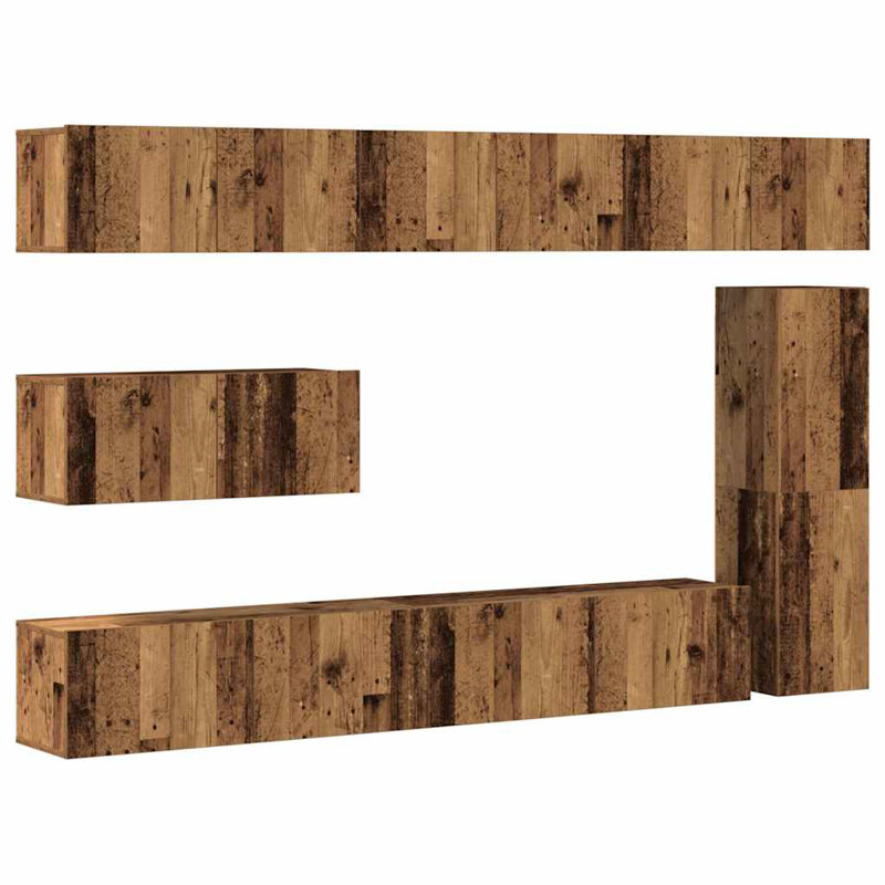 TV Stand for TVs up to 43", Old Wood