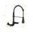Topcraft Two Handle Wall Mount Bridge Kitchen Faucet-102192943