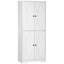 70.75" Farmhouse Kitchen Pantry Cabinet