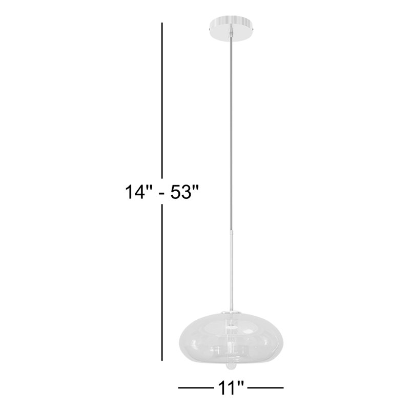 Eathen 1 - Light Pendant, Amber