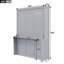 Grand lit escamotable avec tablette