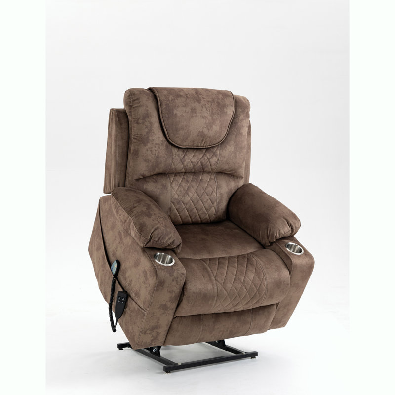 Power Lift Assist Recliner Chair, Brown
