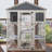 Outstanding Wooden Outdoor Cat House with Multiple Features for Pets