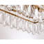 Lustre rectangulaire en cristal 6 lumières Archan