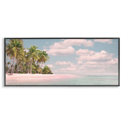 Eau claire, plage tropicale, côte, soleil, photographie blanchie