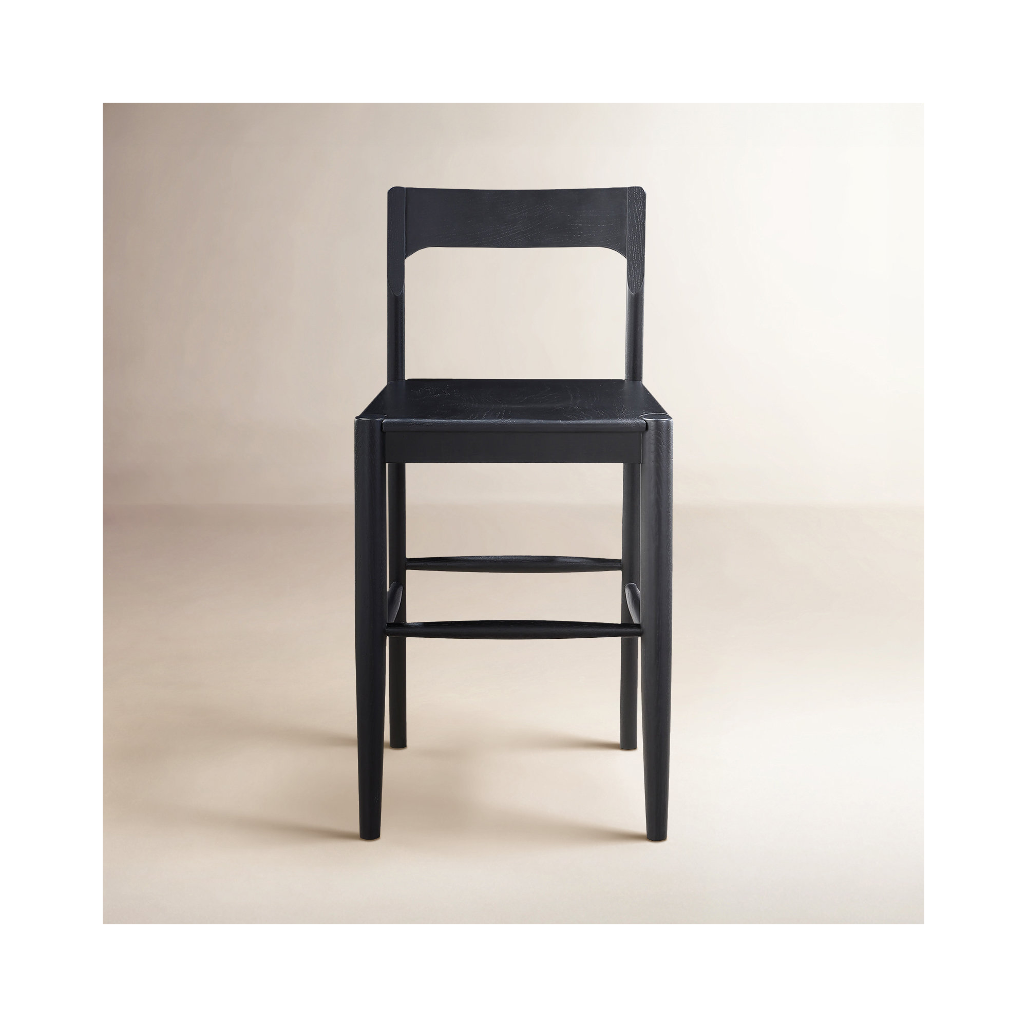 Krieger Bar and Counter Stool, Black, Counter Stool (26" Seat Height)