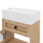 Tablette de meuble-lavabo réversible 18,5 po