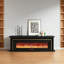 Meuble télé avec foyer en bois massif de style américain American-129229787-129229786