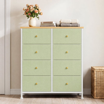 Commode de chambre à coucher avec commode haute 8 tiroirs