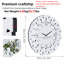 Azarian Glass Wall Clock