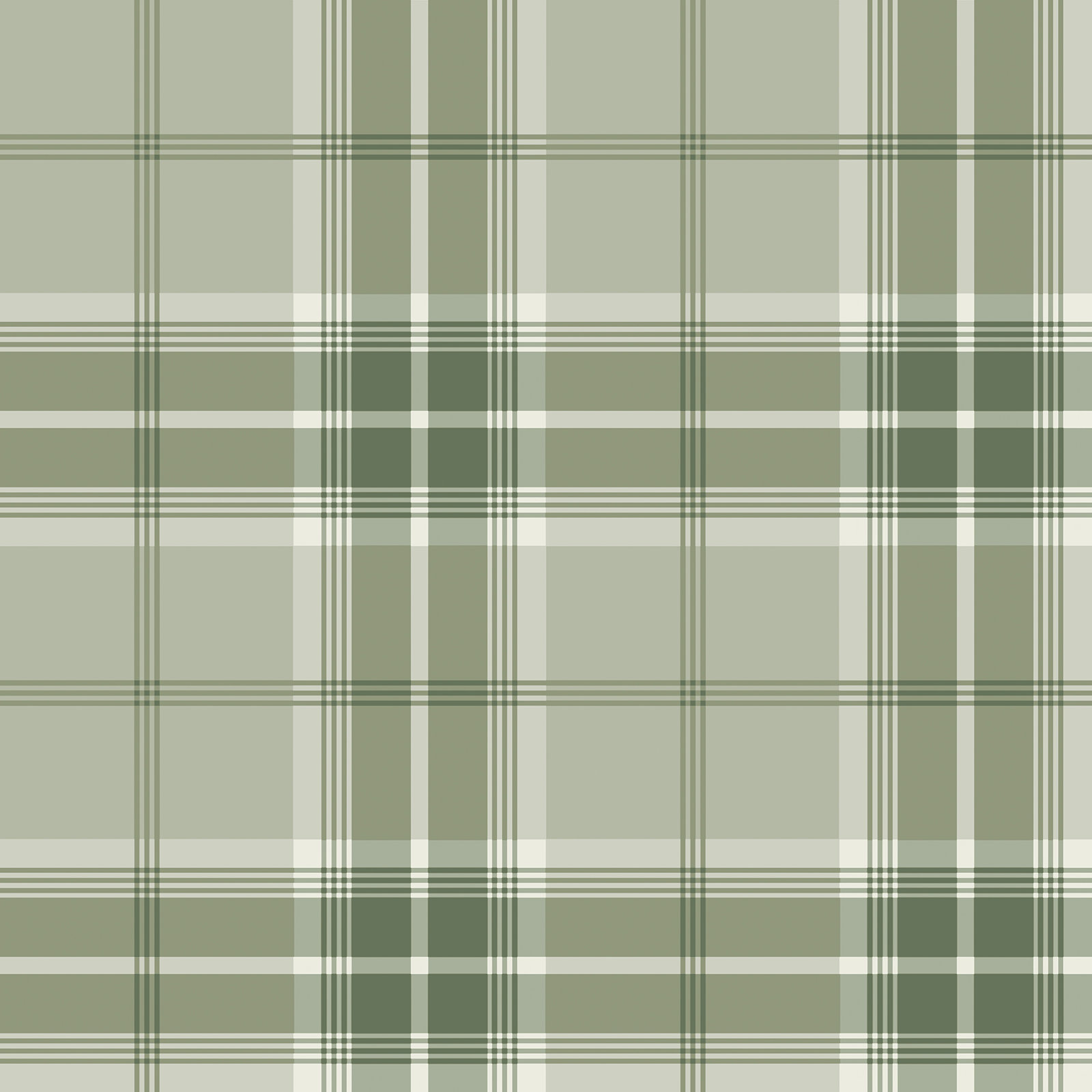 Plaid Wallpaper, Green