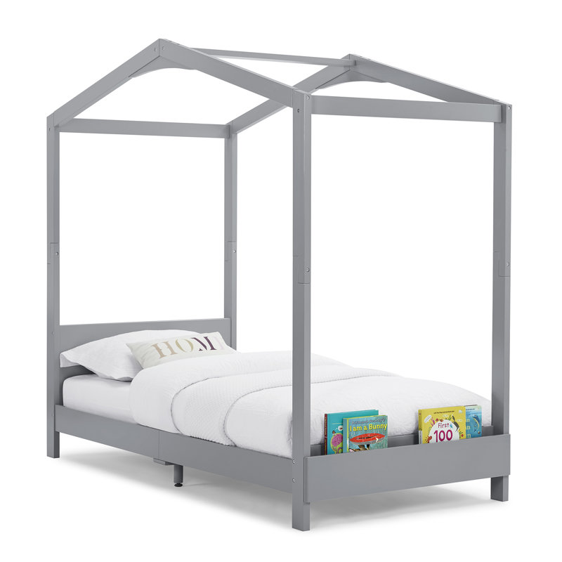 Lit simple Poppy House, Gris