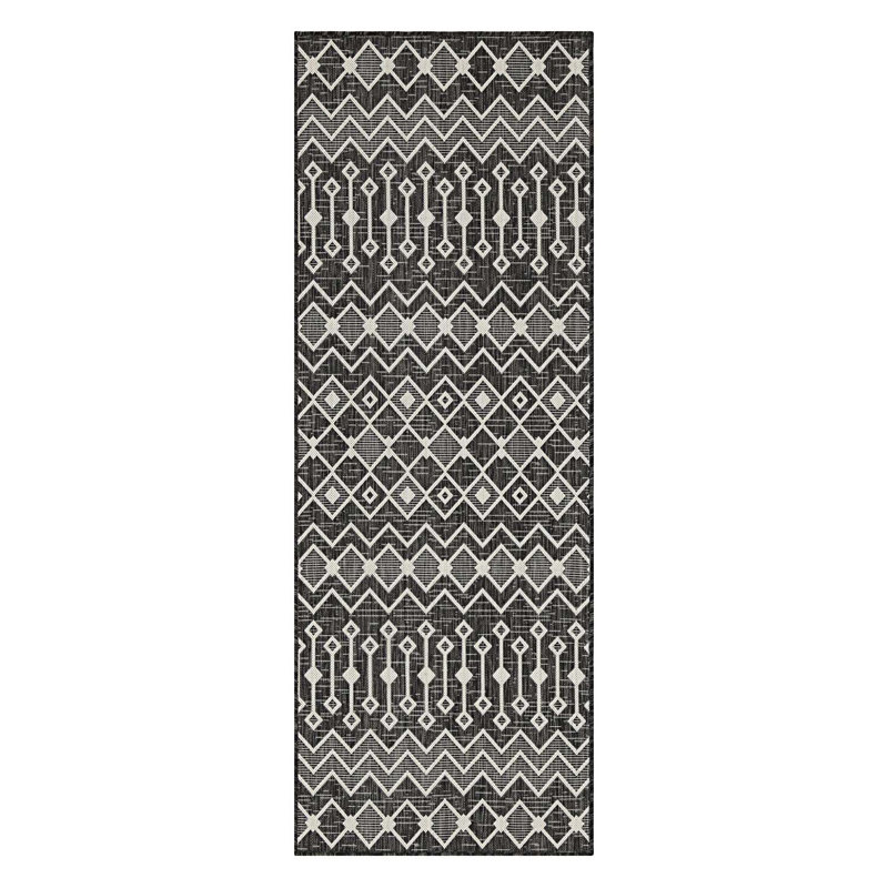 Regular Pattern Indoor/Outdoor Area Rug, Runner Rug, Runner 2'7" x 7'3"