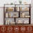 Londale Wooden Extendable Bookcase Open Bookshelf