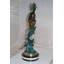 Statue en bronze de la collection Nifao Mermaid w 7 Dolphins - Taille: L 12 po x l 12 po x H 29 po.