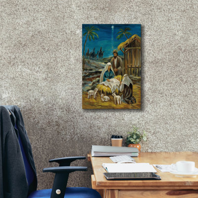 Art de toile "Nativité" par Silvia Vassileva