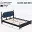 Lit plateforme élégant, aucun sommier requis, mobilier de chambre moderne-1521578316-1521578322