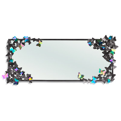 Dennehotso Metal Flat Wall Mirror