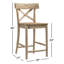 Tabouret de bar et de comptoir Eugley-662321924