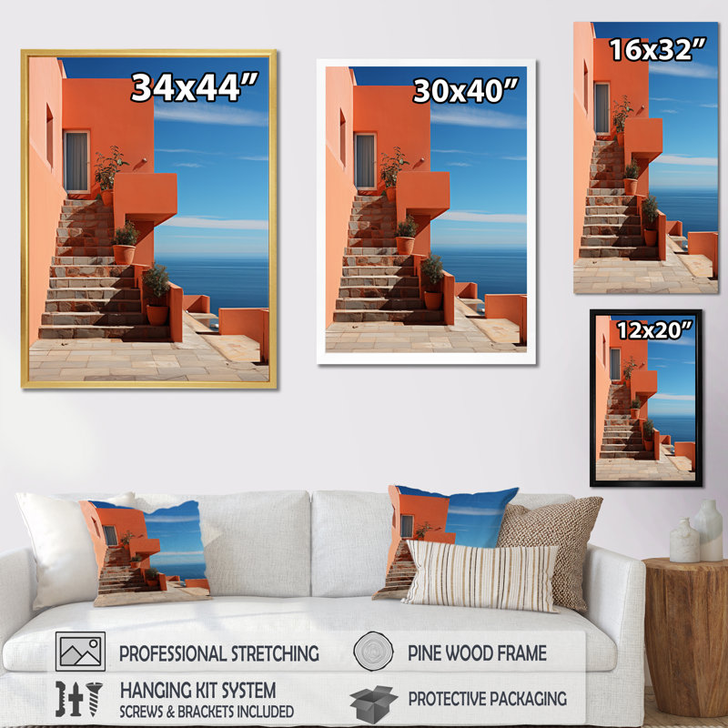 Coastal Minimalism Photo VIII - Print, 20" H x 12" W x 1" D, White Floater Framed