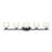 Novalie 42 inch Matte Black 5 Light Vanity-123223026