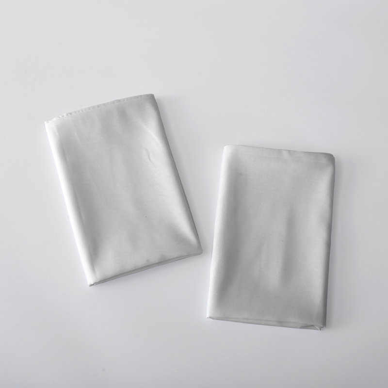Better Style Home Microfiber Pillowcase Pair, Gray, Queen Pillowcase Case Pack