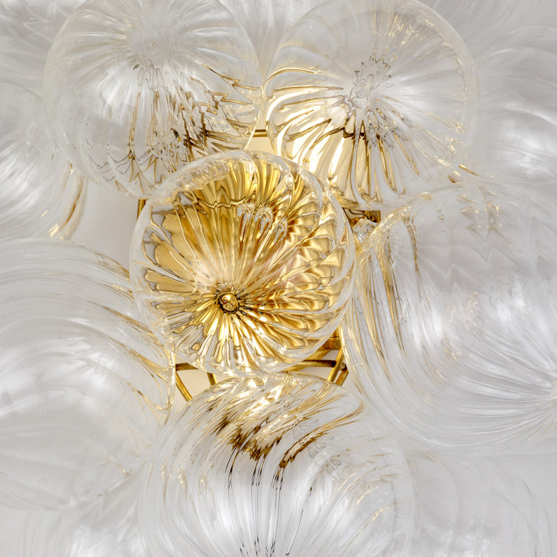 Talia 2 - Light Flush Mounted Sconce, Gild