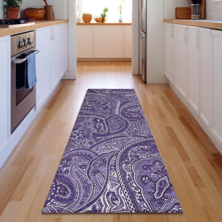 Premium Machine Washable Cerrito Purple Rug